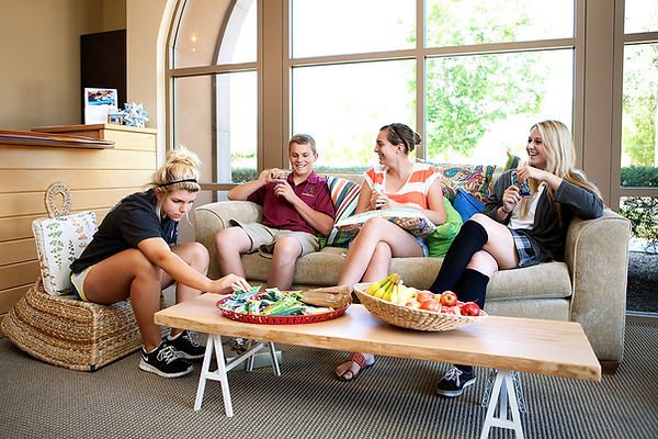 Students in the Future Focused waiting room